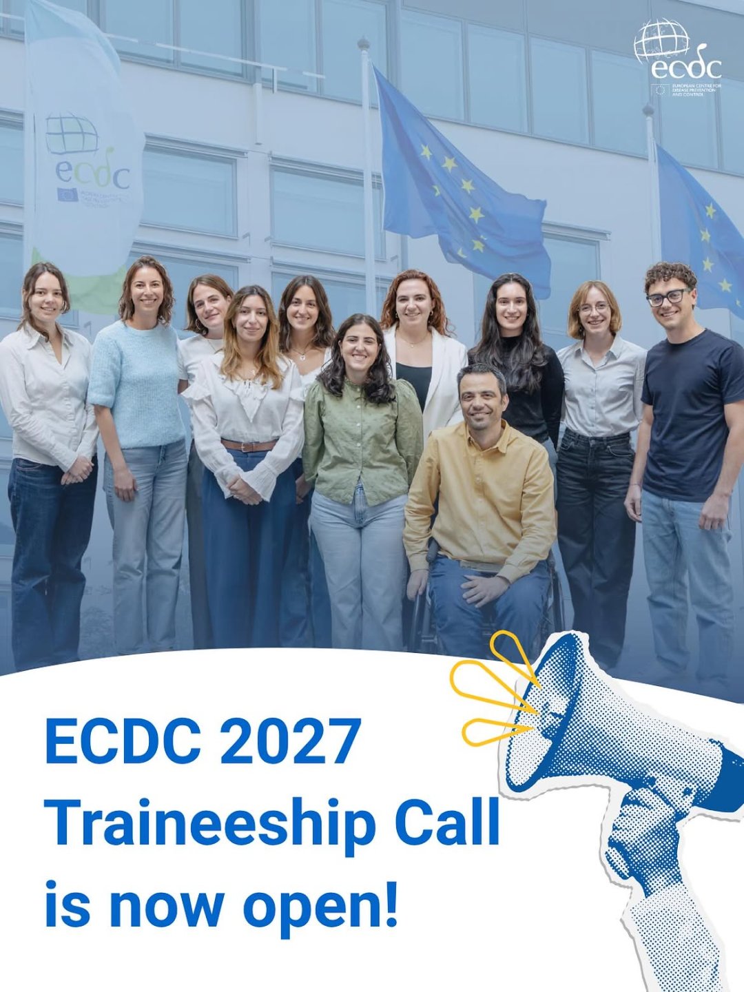 🧪🇪🇺 Traineeship la ECDC în Stockholm!